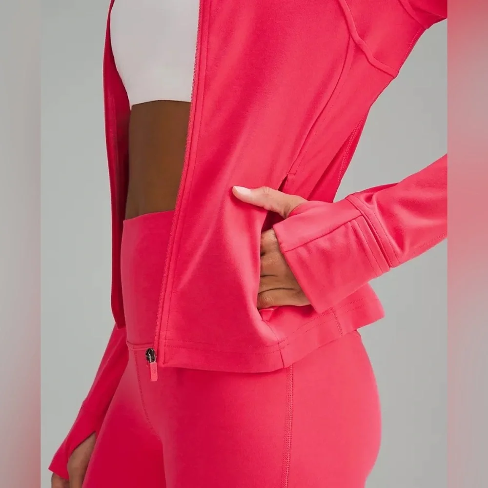 NWT Lululemon Cropped Define Jacket Nulu In Glaze Pink/Lipgloss - Picture 6 of 7
